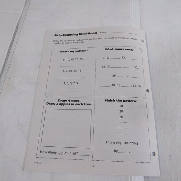 Skip Counting BIG BOOK (almost 2 feet tall) with teacher pages CLASSROOM SIZE - Picture 15 of 16